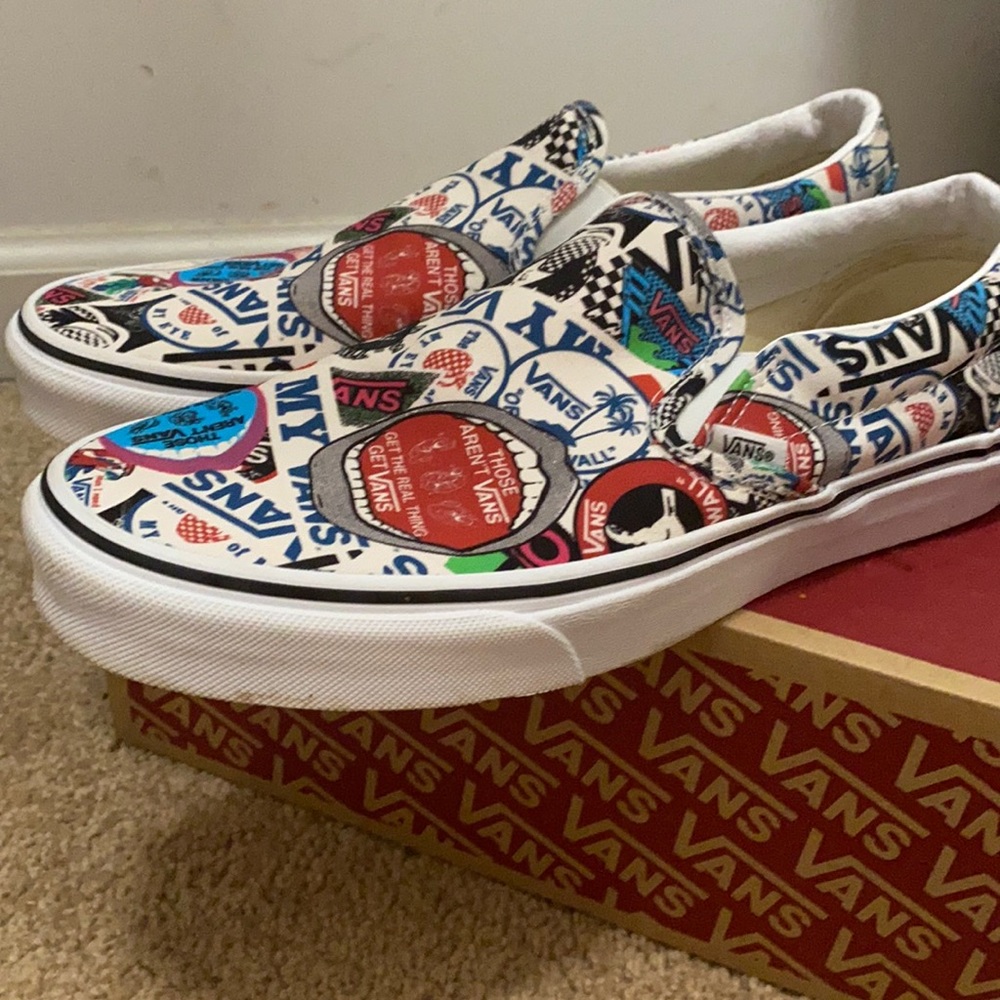 Vans Multicolor Slip-On Sneakers